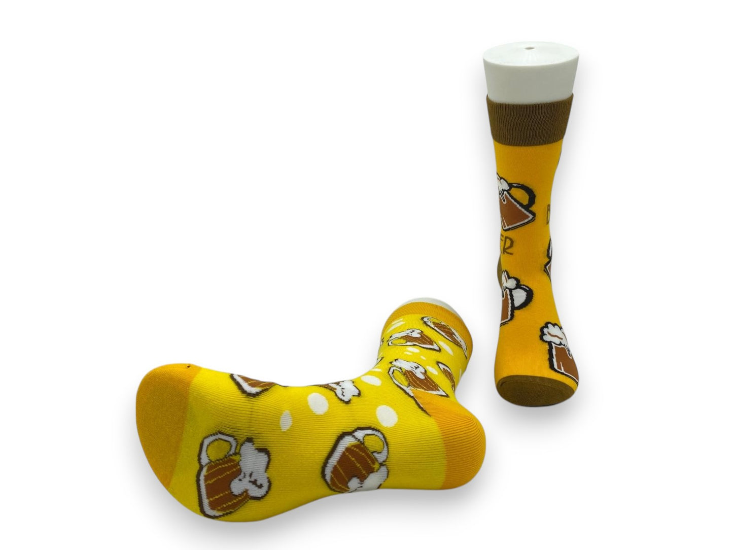 Beer Mug Pattern Socks