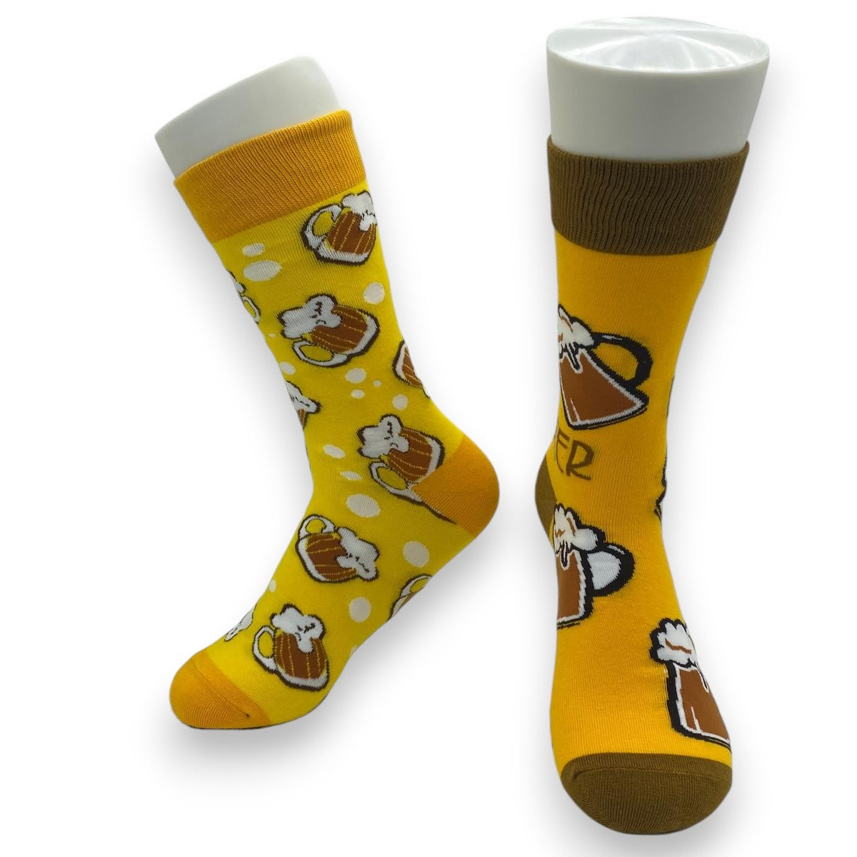 Beer Mug Pattern Socks
