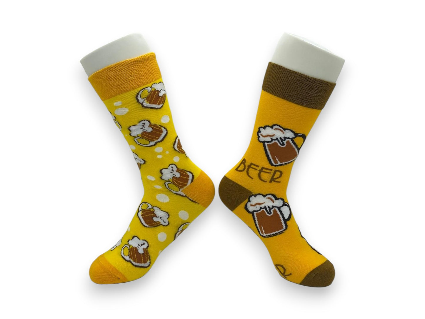 Beer Mug Pattern Socks
