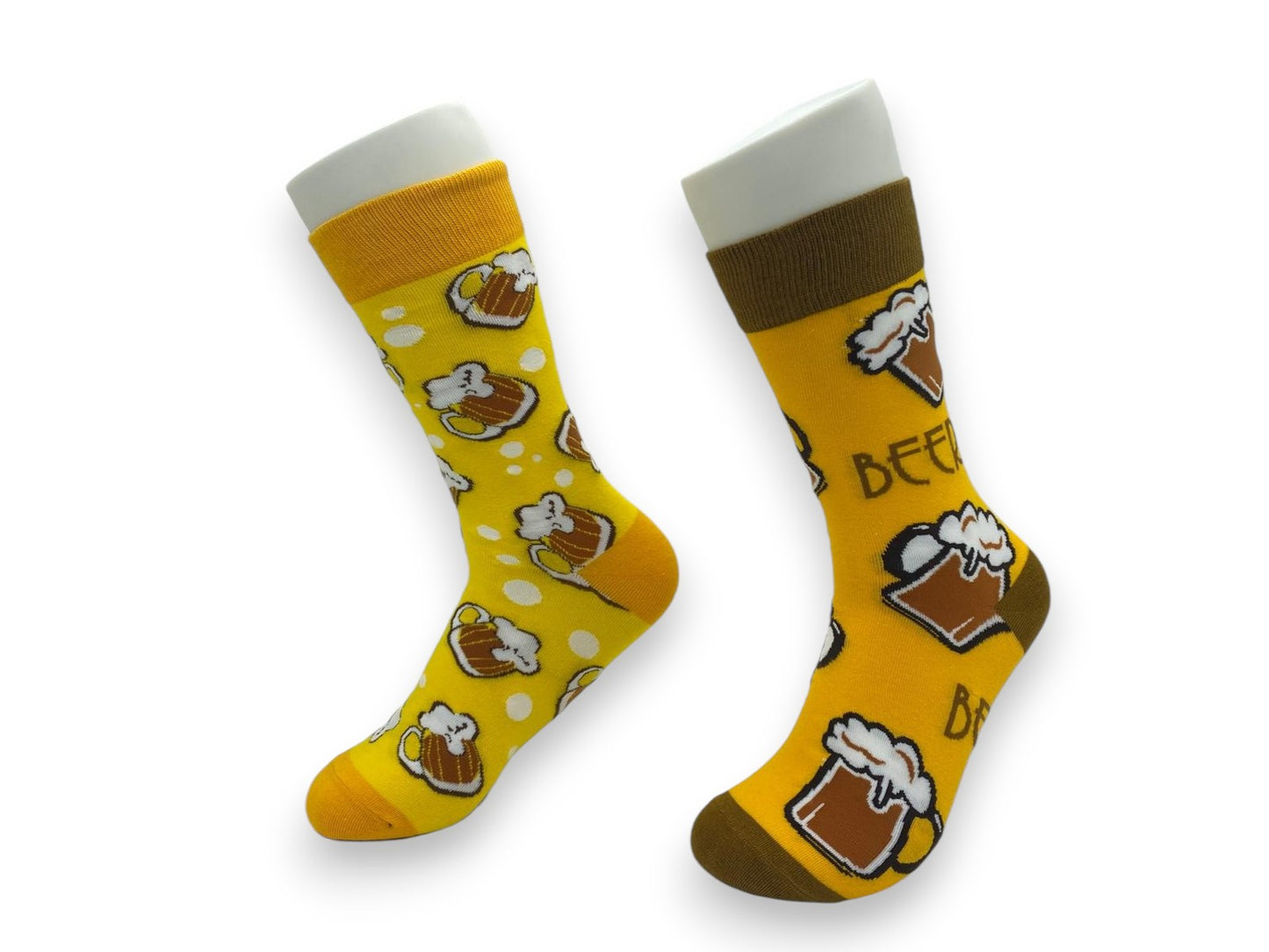 Beer Mug Pattern Socks