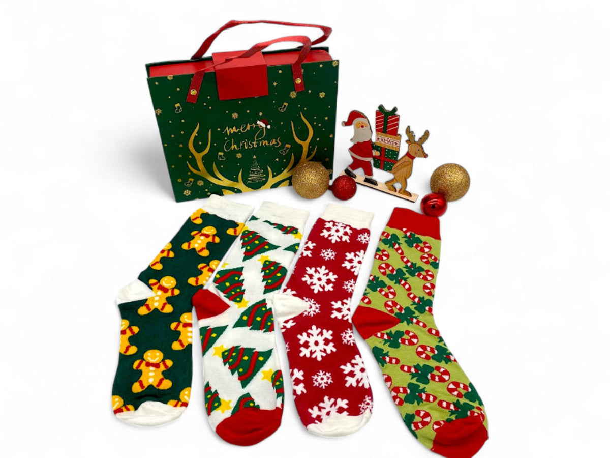 Christmas Socks Giftbox (Patterns)