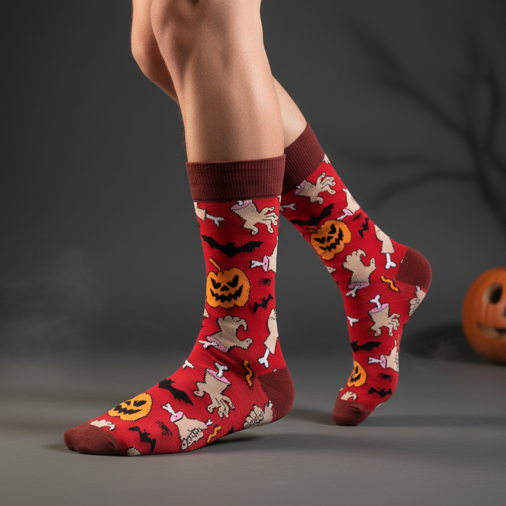 halloween socks men