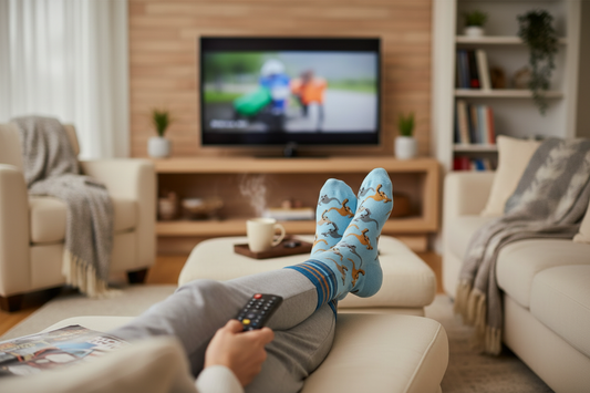 Hop Into Aussie Charm: Why Light Blue Kangaroo Socks Are Your Next Favorite Pair