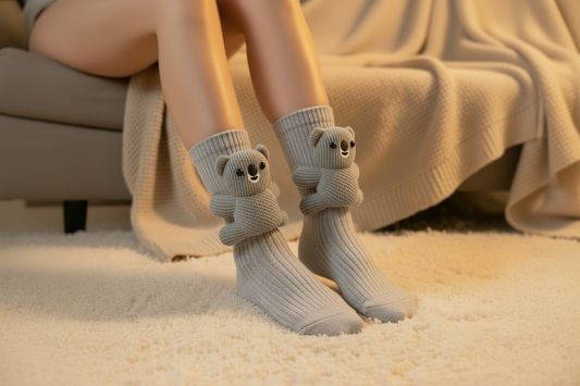 Cute koala socks