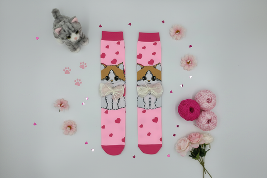 Make Every Day Magical with Cute Paws Kitten Knee Socks | Sockyroo