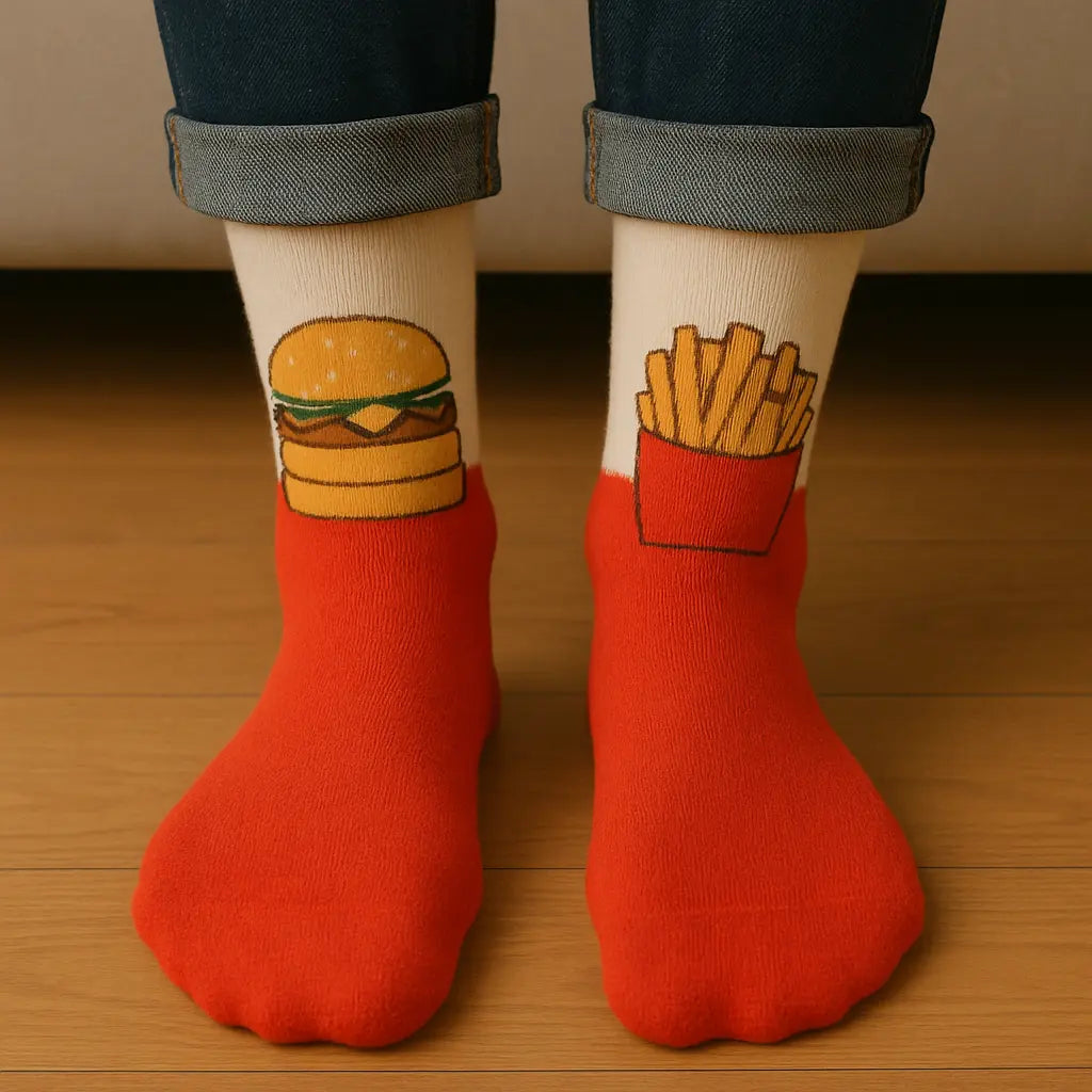 Funny socks - The fast food collection