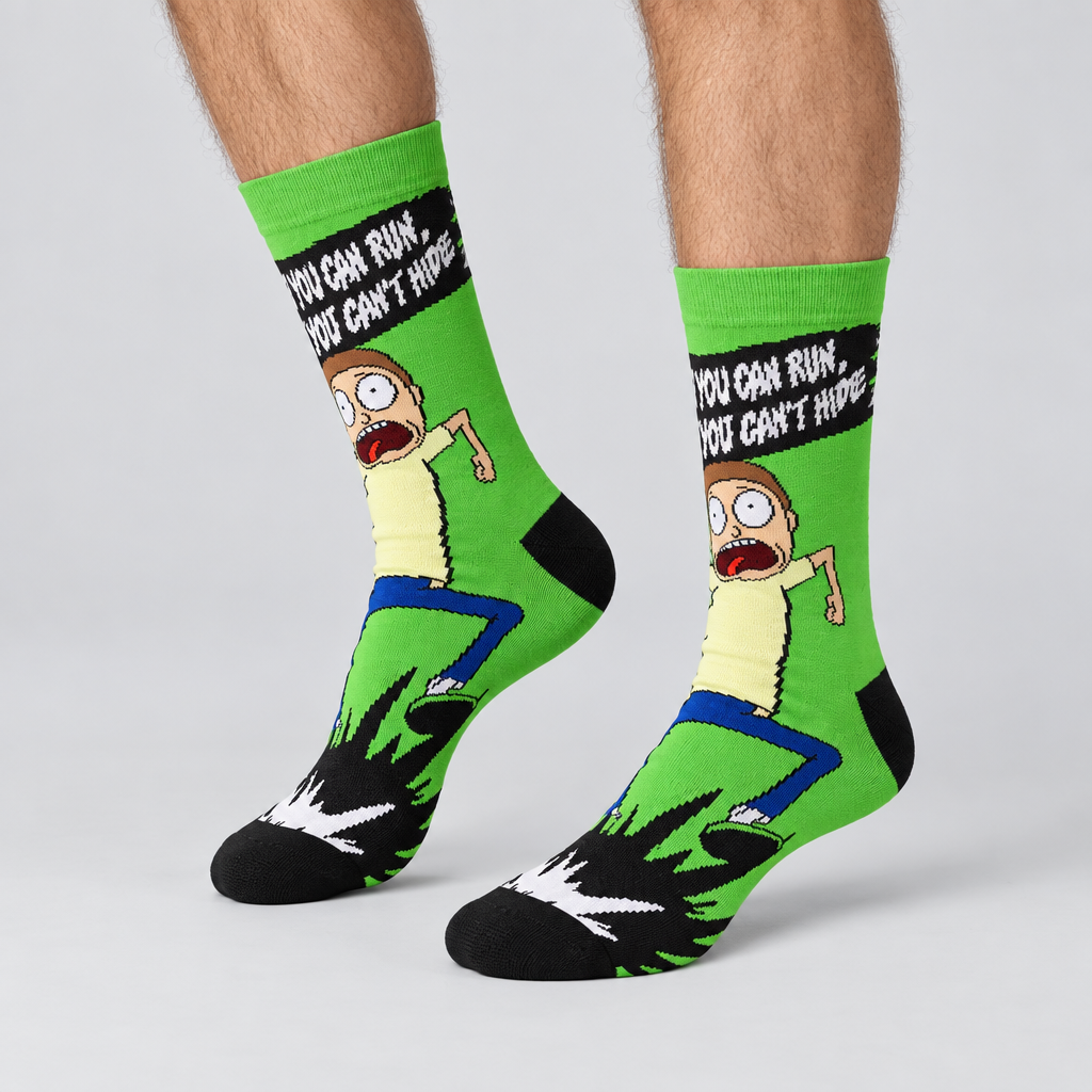 rick and morty socks australia