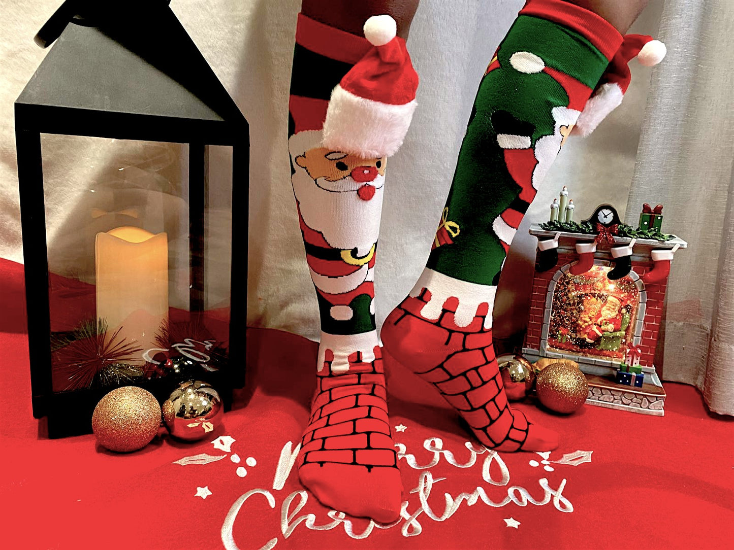 Santa Claus Knee Socks