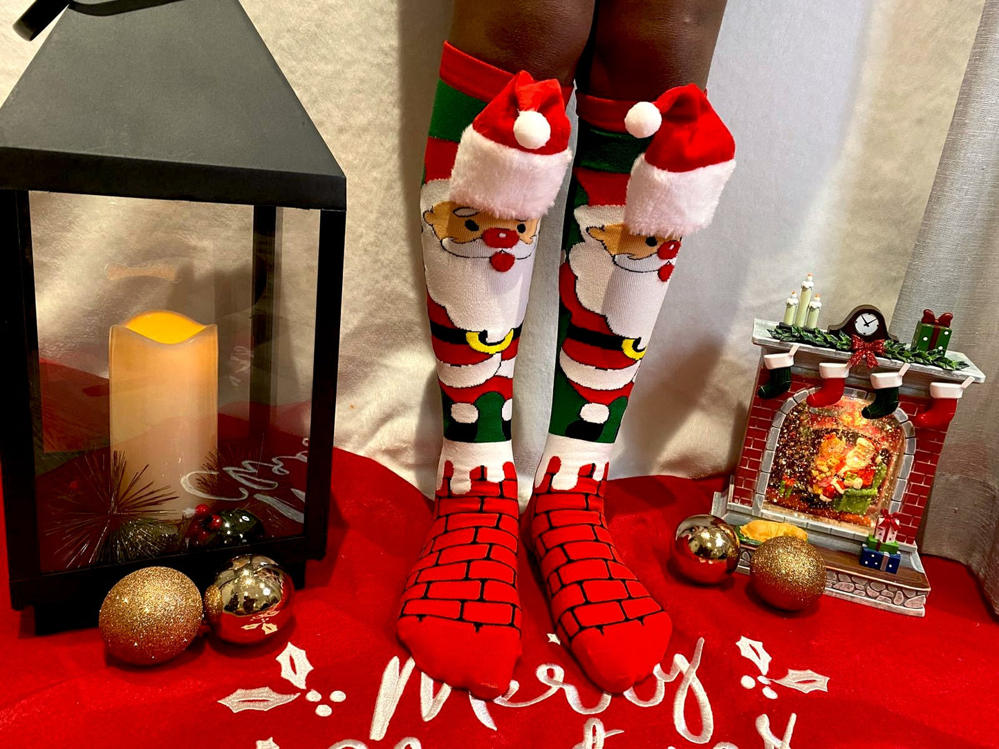 Santa Claus Knee Socks