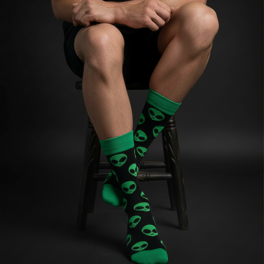 alien socks for men
