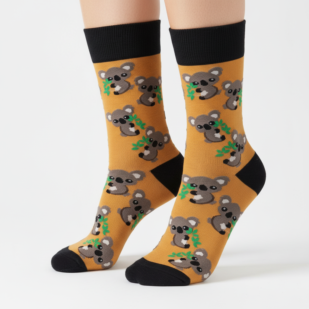 Aussie-themed koala socks