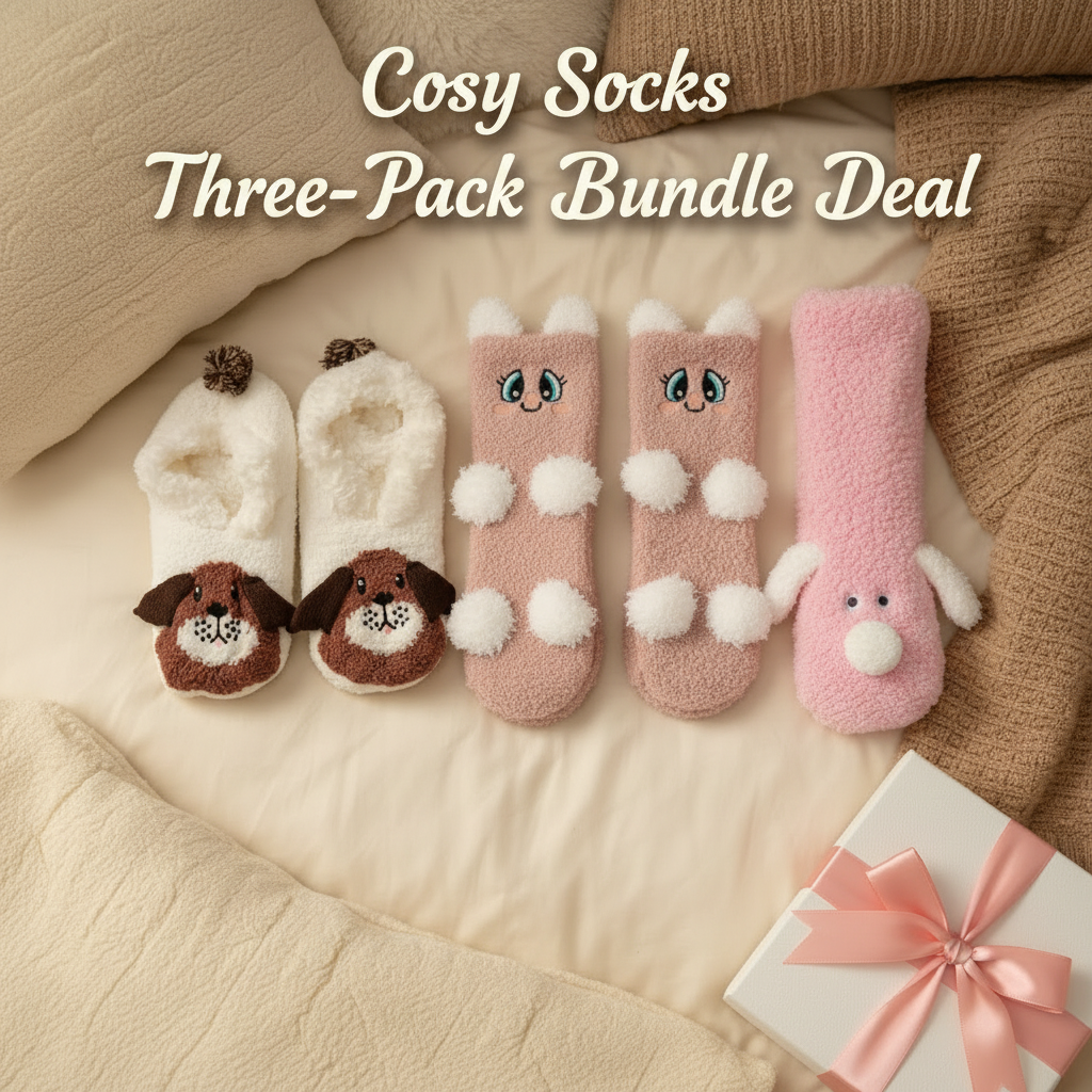 Cosy Socks Three-Pack Bundle Deal