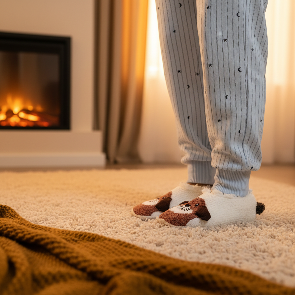 doggy themed winter slipper socks Australia