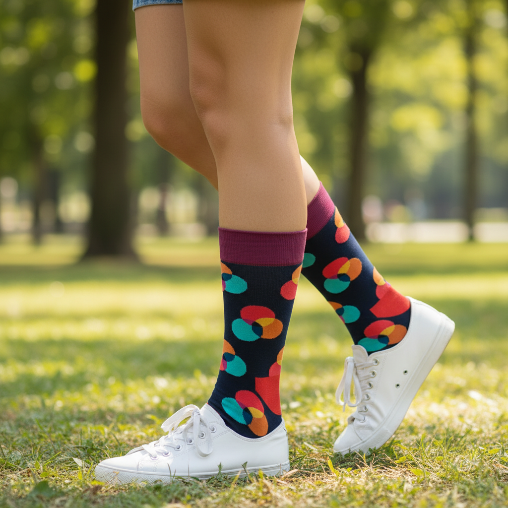multicolored socks funny socks