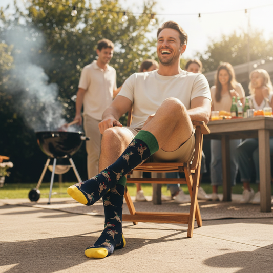 Australian-themed kangaroo socks