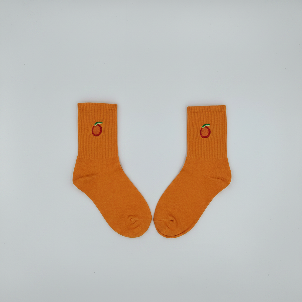 Orange funny Socks