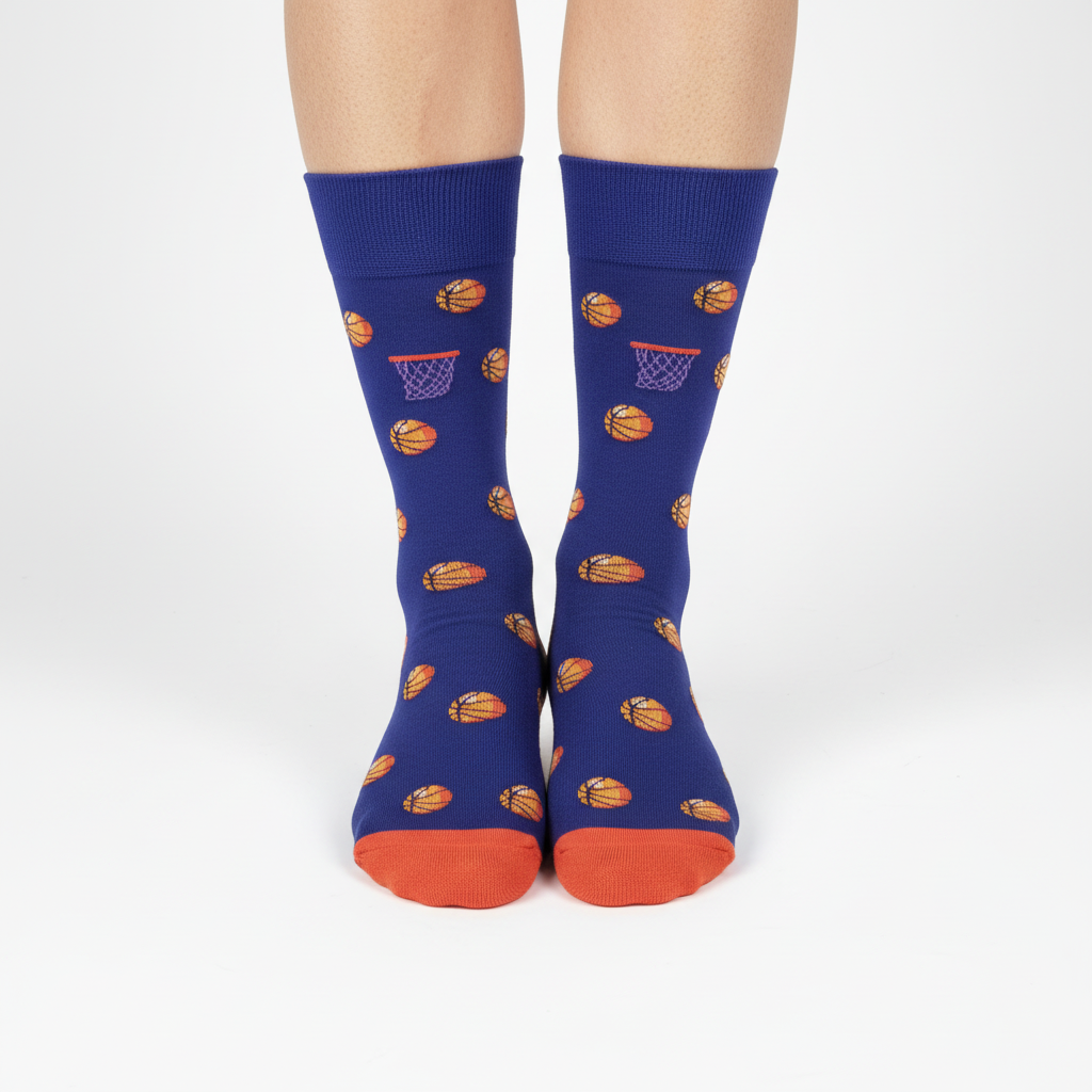 basketball novelty socks