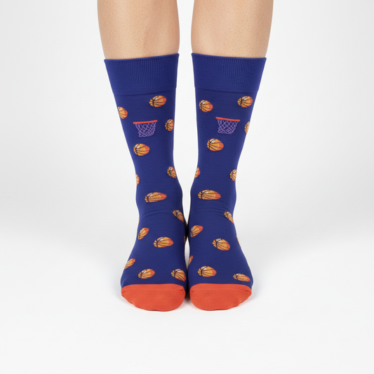 Professional product photo of basketball socks