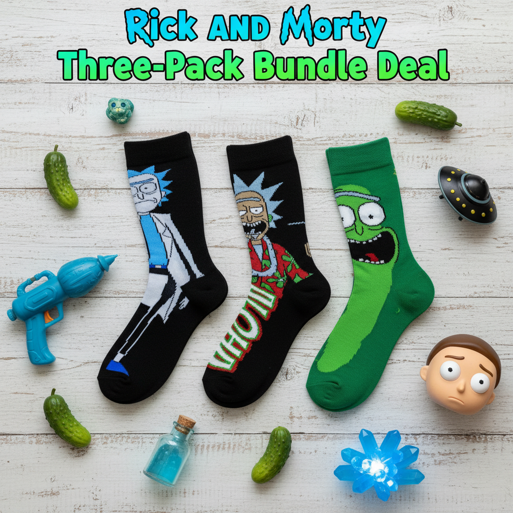 Rick AND Morty Three-Pack Bundle Deal