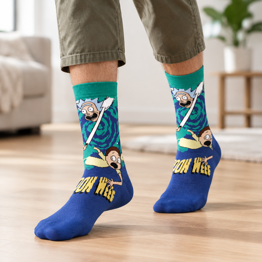 rick and morty socks