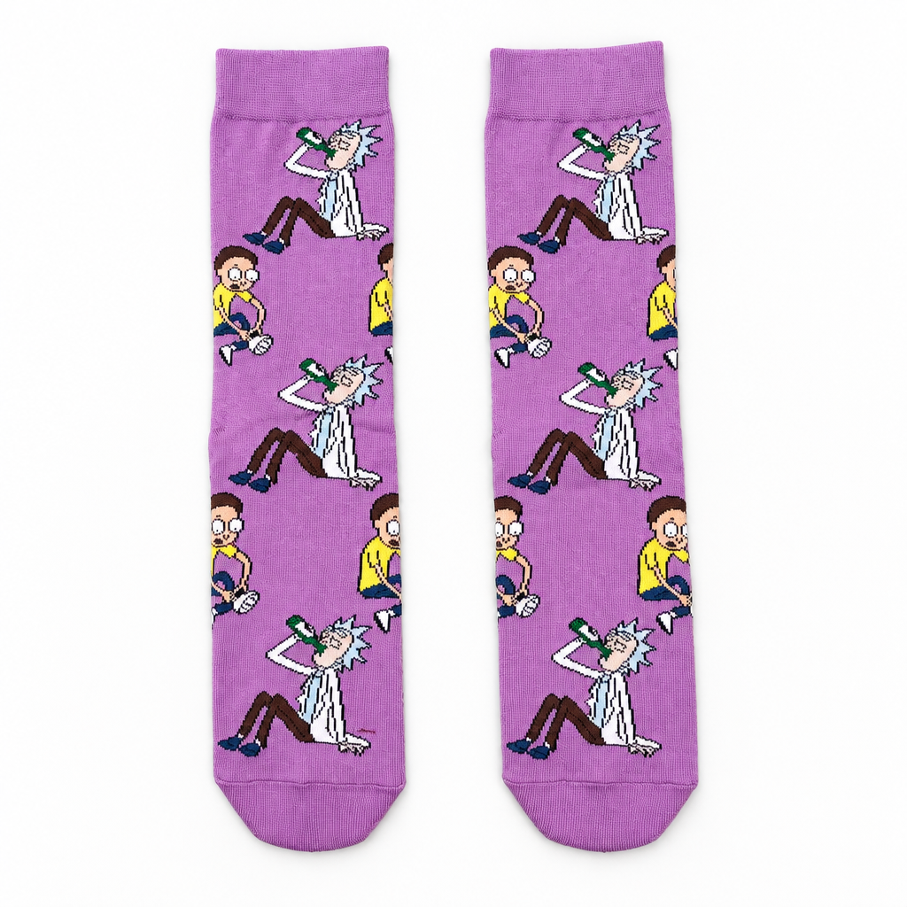 rick and morty crew socks